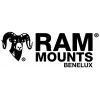 RAM Mounts X-Grip telefona turētājs motocikla stūres skavas stiprinājumam, melns