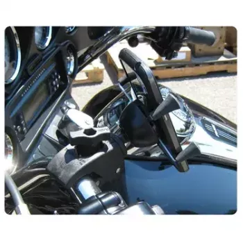 RAM Mounts X-Grip tālruņa stiprinājums ar zema profila Tough-Claw pamatni