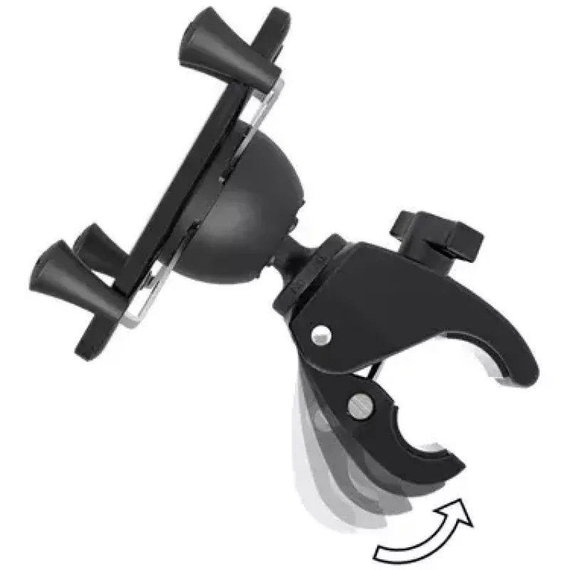 RAM Mounts X-Grip tālruņa stiprinājums ar zema profila Tough-Claw pamatni