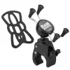 RAM Mounts X-Grip tālruņa stiprinājums ar zema profila Tough-Claw pamatni