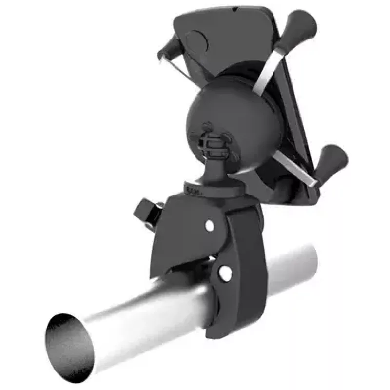 RAM Mounts X-Grip tālruņa stiprinājums ar zema profila Tough-Claw pamatni