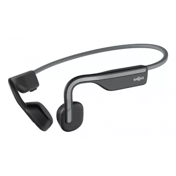 SHOKZ OpenMove austiņas, bezvadu, kakla siksnas, sportam, Bluetooth, pelēkas