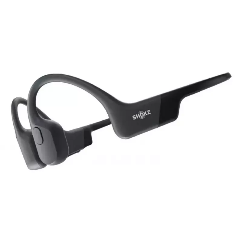 SHOKZ OpenRun austiņas bezvadu, uzliekamas uz kakla, sporta, Bluetooth, melnas