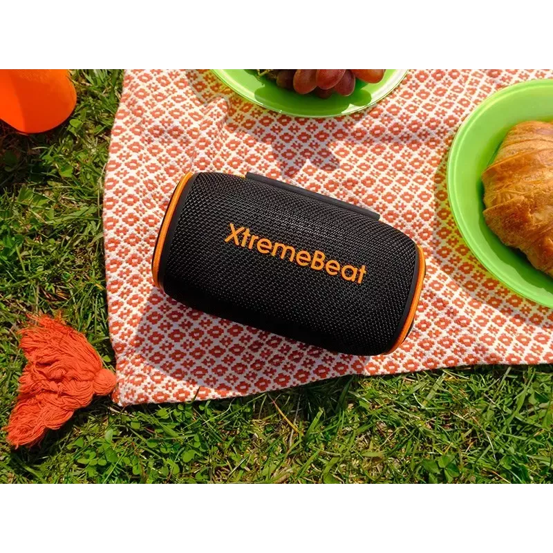 Stereo portatīvais skaļrunis TRACER XtremeBeat TWS — 15 W, IPX6, Bluetooth 5.3, 6 h, AUX/USB, mikrofons