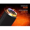 Pārnēsājams stereo skaļrunis TRACER XtraVox XL TWS BT RGB — 25 W RMS, IPX6, Bluetooth 5.3, AUX, USB-A