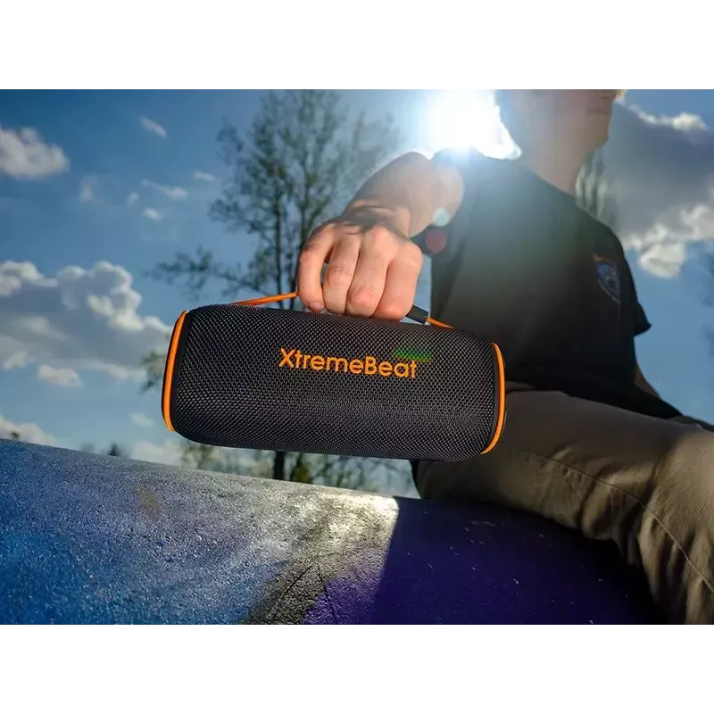 Pārnēsājams stereo skaļrunis TRACER XtraVox XL TWS BT RGB — 25 W RMS, IPX6, Bluetooth 5.3, AUX, USB-A