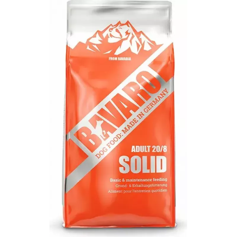 Josera Bavaro Solid 20/8 pieaugušu suņu sausā barība, 18 kg
