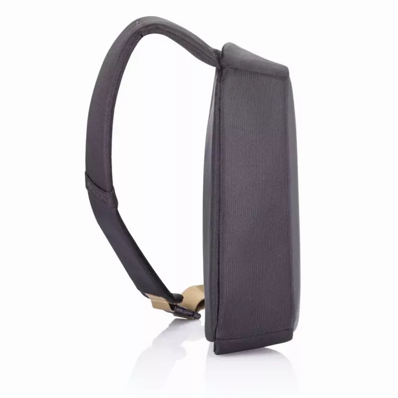 Pretlaupīšanas mugursoma XDDESIGN Bobby Sling — Melna, ūdensnecaurlaidīga, RFID kabatas, planšetdatora nodalījums, 4 L, 530 g