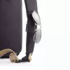 Pretlaupīšanas mugursoma XDDESIGN Bobby Sling — Melna, ūdensnecaurlaidīga, RFID kabatas, planšetdatora nodalījums, 4 L, 530 g
