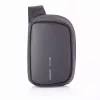 Pretlaupīšanas mugursoma XDDESIGN Bobby Sling — Melna, ūdensnecaurlaidīga, RFID kabatas, planšetdatora nodalījums, 4 L, 530 g