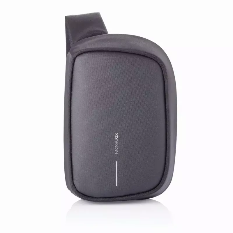 Pretlaupīšanas mugursoma XDDESIGN Bobby Sling — Melna, ūdensnecaurlaidīga, RFID kabatas, planšetdatora nodalījums, 4 L, 530 g
