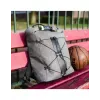 Casual mugursoma XDDESIGN Urban pelēka Fabric — 27 l, ūdensnecaurlaidīga, nodalījums 15,6 collu klēpjdatoram, TSA slēdzene