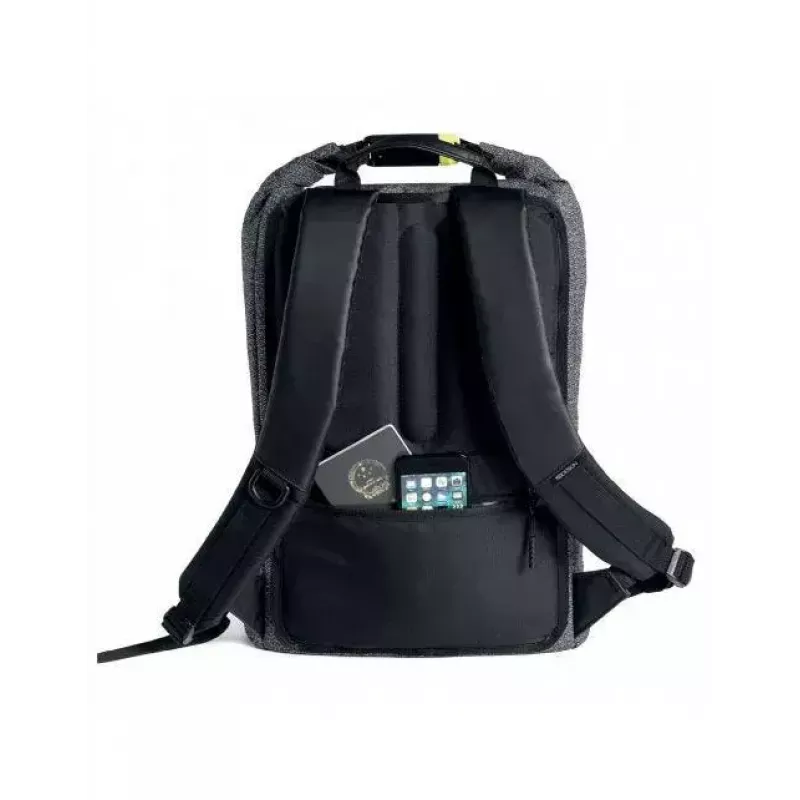 Casual mugursoma XDDESIGN Urban pelēka Fabric — 27 l, ūdensnecaurlaidīga, nodalījums 15,6 collu klēpjdatoram, TSA slēdzene