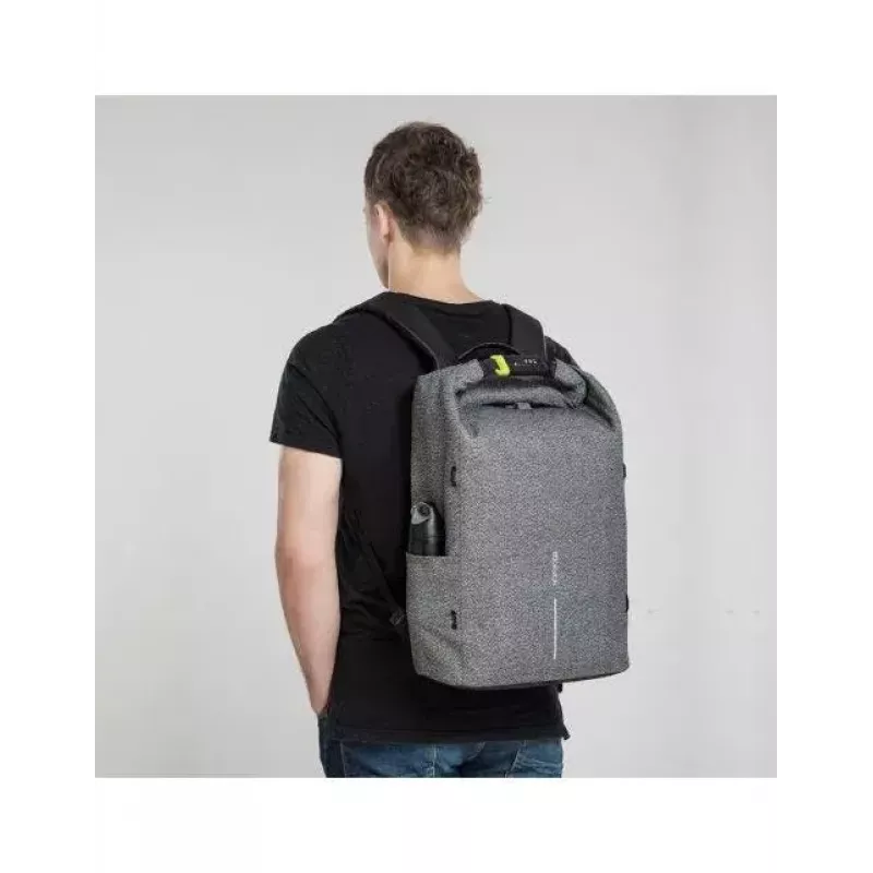 Casual mugursoma XDDESIGN Urban pelēka Fabric — 27 l, ūdensnecaurlaidīga, nodalījums 15,6 collu klēpjdatoram, TSA slēdzene