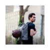 Casual mugursoma XDDESIGN Urban pelēka Fabric — 27 l, ūdensnecaurlaidīga, nodalījums 15,6 collu klēpjdatoram, TSA slēdzene