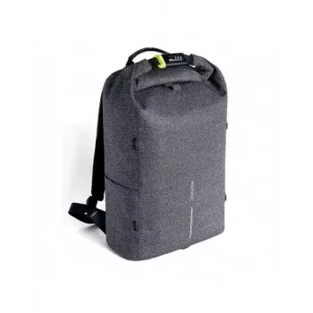 Casual mugursoma XDDESIGN Urban pelēka Fabric — 27 l, ūdensnecaurlaidīga, nodalījums 15,6 collu klēpjdatoram, TSA slēdzene