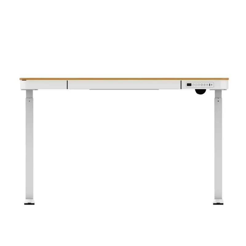 Tuckano elektriski regulējams galds ET119W-C balts/ozols