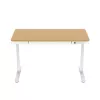 Tuckano elektriski regulējams galds ET119W-C balts/ozols