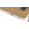 Tuckano elektriski regulējams galds ET119W-C balts/ozols