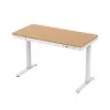 Tuckano elektriski regulējams galds ET119W-C balts/ozols