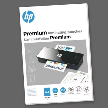 Laminēšanas plēves HP 9124, A4 formāts, maks. plēves biezums 125 µm, 100 gab.