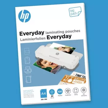 Laminēšanas plēves HP 9154, A4 formāts, maks. biezums 80 µm, 100 gab. iepakojumā