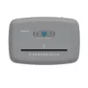 Papīra smalcinātājs HP OneShred 12CC daļiņu griezums P-4 12 lapu ietilpība 22 cm platums 23 L grozs 4×35 mm 65 dB Balts