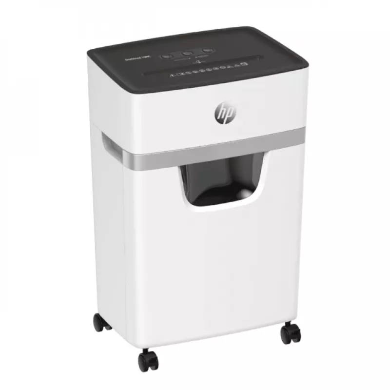 HP OneShred 10MC papīra smalcinātājs Mikrogriezuma smalcināšana 65 dB 22 cm Balts