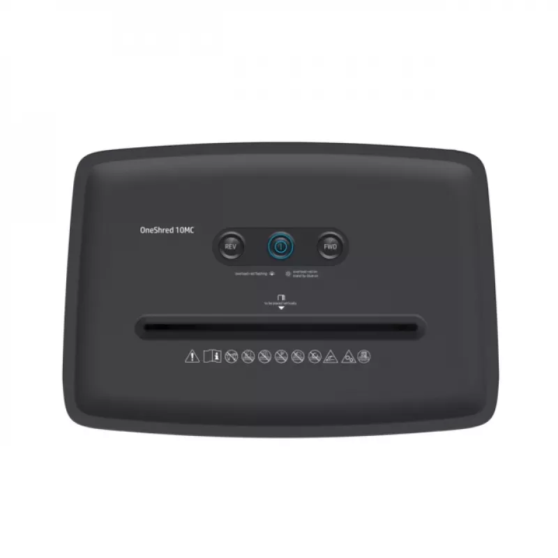 HP OneShred 10MC papīra smalcinātājs Mikrogriezuma smalcināšana 65 dB 22 cm Balts