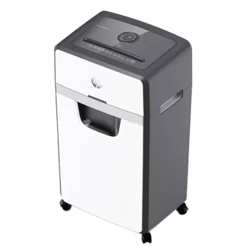 HP OneShred 24CC papīra smalcinātājs Daļiņveida griešana 65 dB 22 cm Balts, Melns