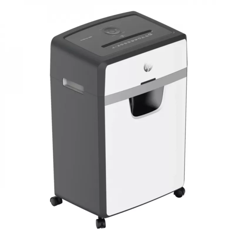 HP OneShred 24CC papīra smalcinātājs Daļiņveida griešana 65 dB 22 cm Balts, Melns