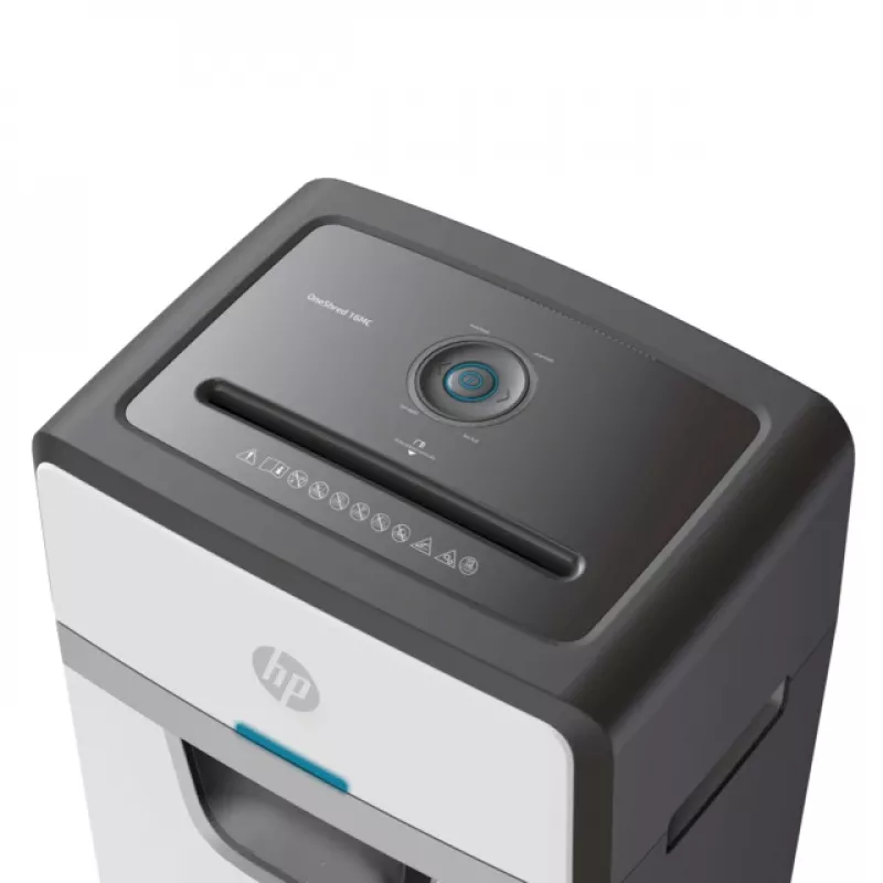 HP 2808 papīra smalcinātājs Mikrogriezuma smalcināšana 65 dB 22 cm Balts, Melns