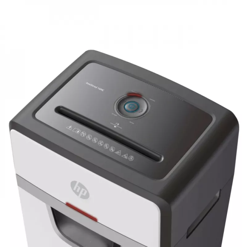 HP 2808 papīra smalcinātājs Mikrogriezuma smalcināšana 65 dB 22 cm Balts, Melns