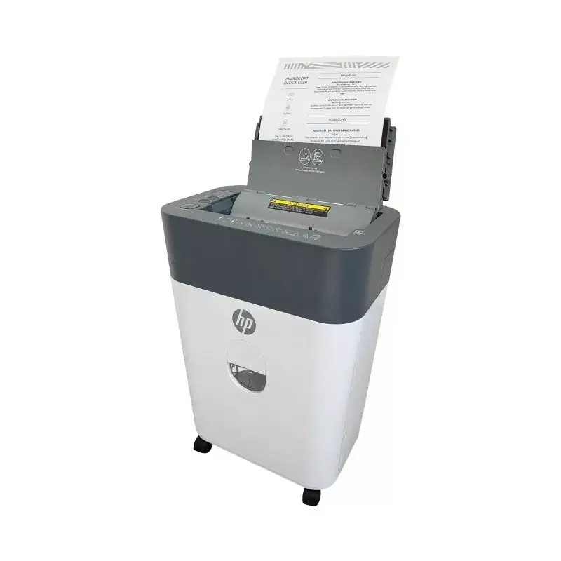 HP OneShred Auto 100CC papīra smalcinātājs Šķērssmalcināšana 68 dB 22 cm Balta