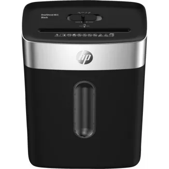 HP OneShred 8CC papīra smalcinātājs Daļiņu griezuma smalcināšana 68 dB 22 cm Melns