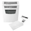 Leitz IQ Home Office dokumentu smalcinātājs P4, daļiņveida smalcināšana, 22 cm, 4 x 28 mm, 23 L, 225 loksnes, 58 dB