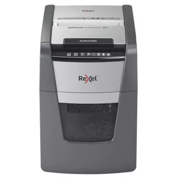 Rexel AutoFeed+ 90X papīra smalcinātājs Šķērssmalcināšana 55 dB Melns, Pelēks