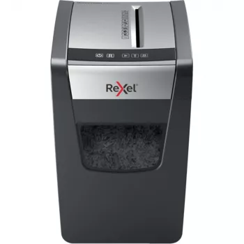 Rexel Momentum X410-SL Slimline Cross Cut Paper Shredder P4, krustveida smalcināšana, 4 x 28 mm, 23 l, 225 lapas, 62 dB, pogas