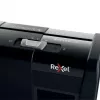 Papīra smalcinātājs REXEL Secure S5 — sloksņu smalcinātājs, 5 lapu ietilpība, 6 mm griezums, 10 l tvertne, P-2 drošība, melns