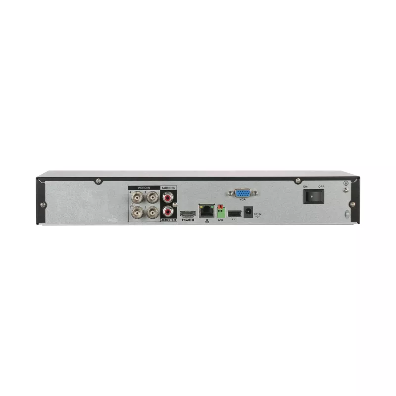 Dahua DVR XVR5104HS-4KL-I3 4 kanālu 3840×2160 1×HDMI 2×USB SATA līdz 16TB melns