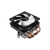 CPU dzesētājs AEROCOOL Air Frost 4 — 4 siltuma caurules, 90 mm ventilators, TDP 125 W, alumīnija ribas, melns
