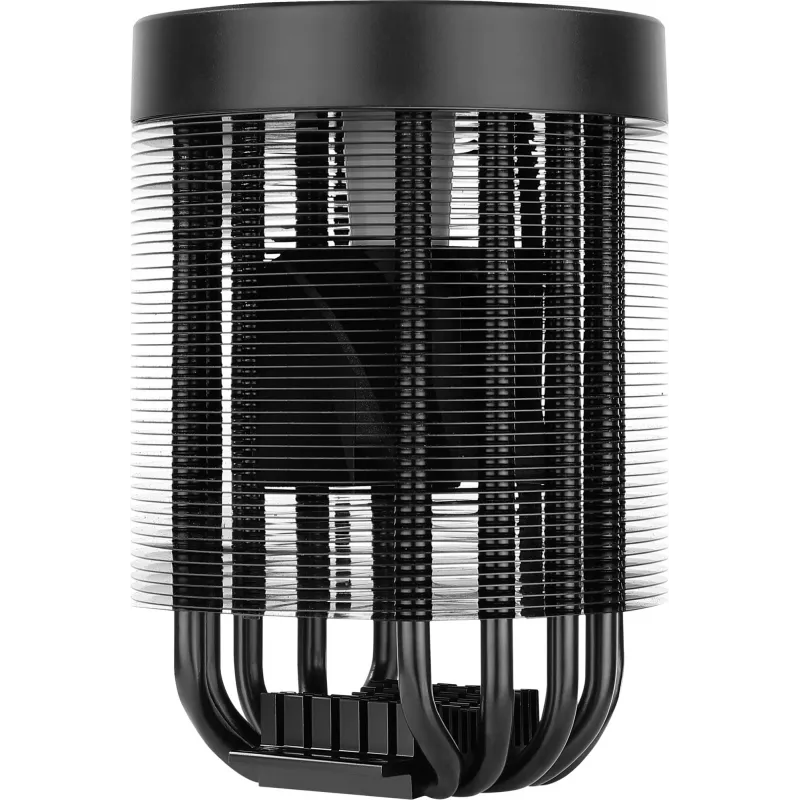 Gaisa dzesētājs AEROCOOL Mirage 5, 5 siltuma caurules 6 mm, 60 mm ventilators, TDP 150 W, melns