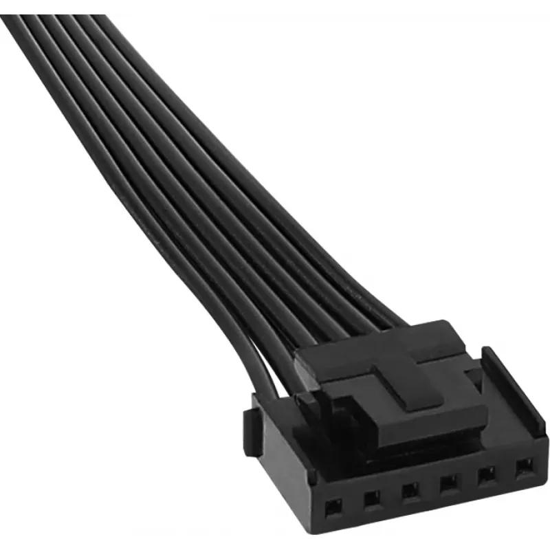 Aerocool DUO12PRO komplekts 3x ventilators 12 cm ARGB LED dubultā gredzena pretvibrācijas 6 kontaktu, melns