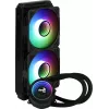 Aerocool MIRAGEL240 CPU Liquid Cooled 2x 12cm ARGB Fan TDP 400W Melns