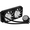 Aerocool MIRAGEL240 CPU Liquid Cooled 2x 12cm ARGB Fan TDP 400W Melns