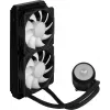 Aerocool MIRAGEL240 CPU Liquid Cooled 2x 12cm ARGB Fan TDP 400W Melns