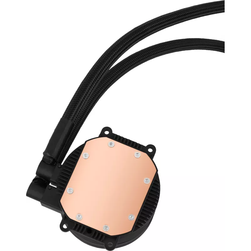 Aerocool MIRAGEL240 CPU Liquid Cooled 2x 12cm ARGB Fan TDP 400W Melns