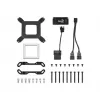 Aerocool MIRAGEL240 CPU Liquid Cooled 2x 12cm ARGB Fan TDP 400W Melns