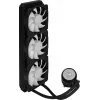 Aerocool MIRAGEL360 šķidruma CPU dzesēšanas sistēma 3x12cm ARGB ventilators TDP 550W melns