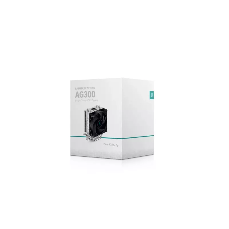 DEEPCOOL Ag300 mikroshēmojuma gaisa dzesētājs 9.2 cm - melns/metālisks